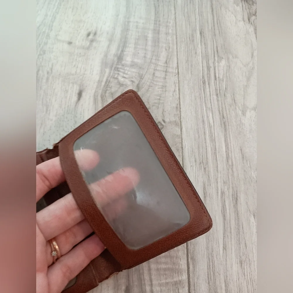 Authentic Louis Vuitton Monogram Porte 2 Cartes Vertical Pass Case - Picture 4 of 9